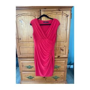 Ralph Lauren red bodycon dress
